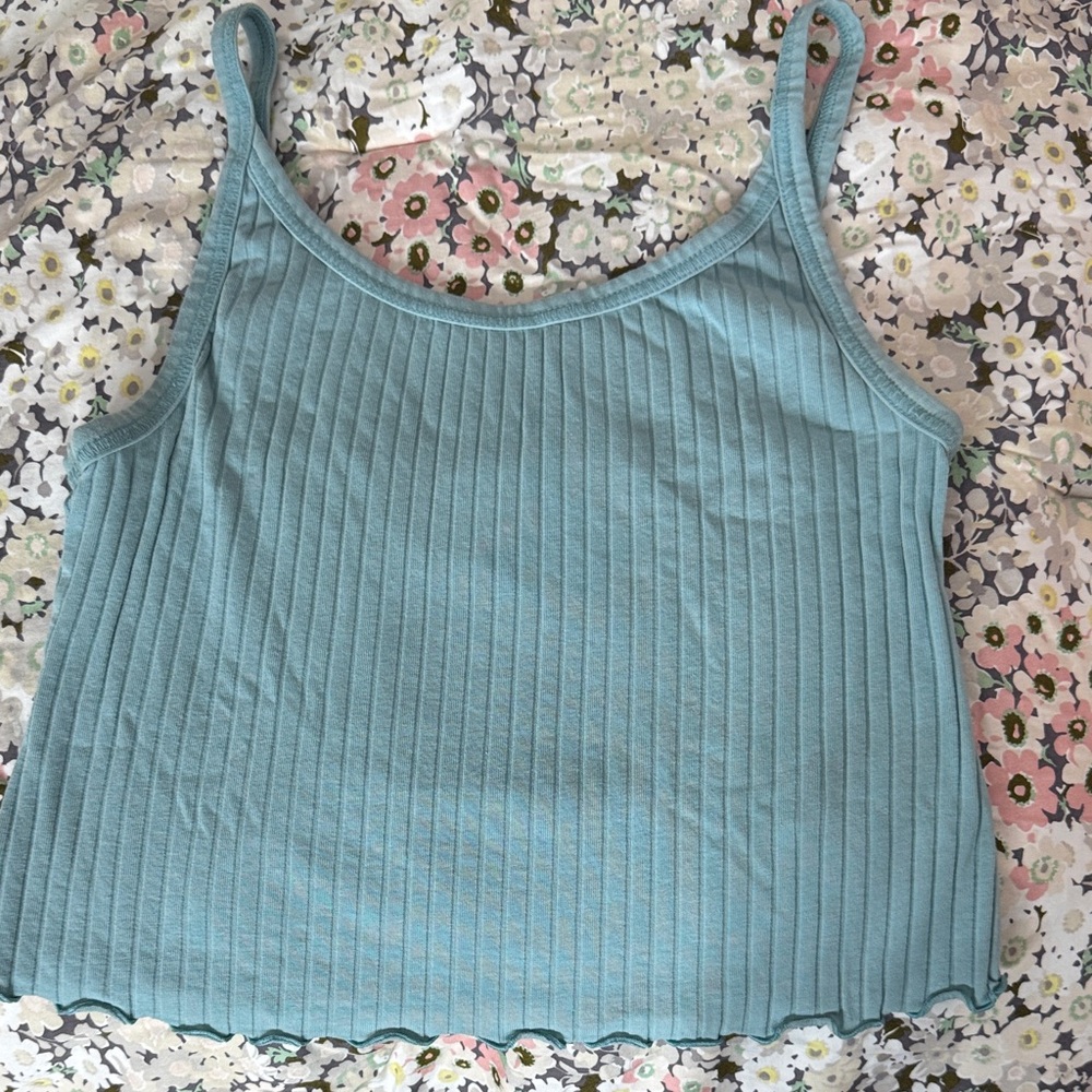 Old Navy Teal Ribbed Camisole